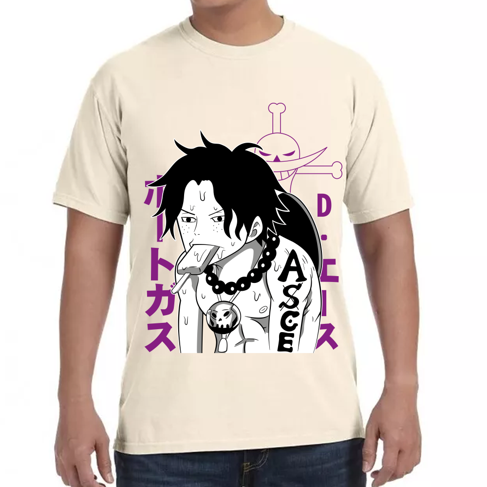 Playera Portgas One Piece Algodón Premium #0001637