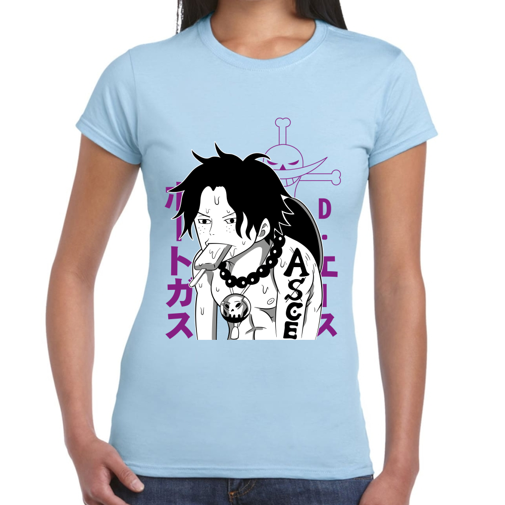 Playera Portgas One Piece Algodón Premium #0001637