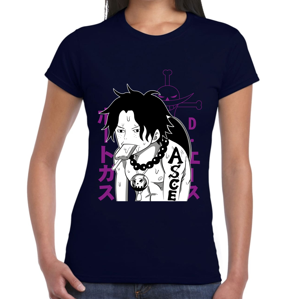 Playera Portgas One Piece Algodón Premium #0001637
