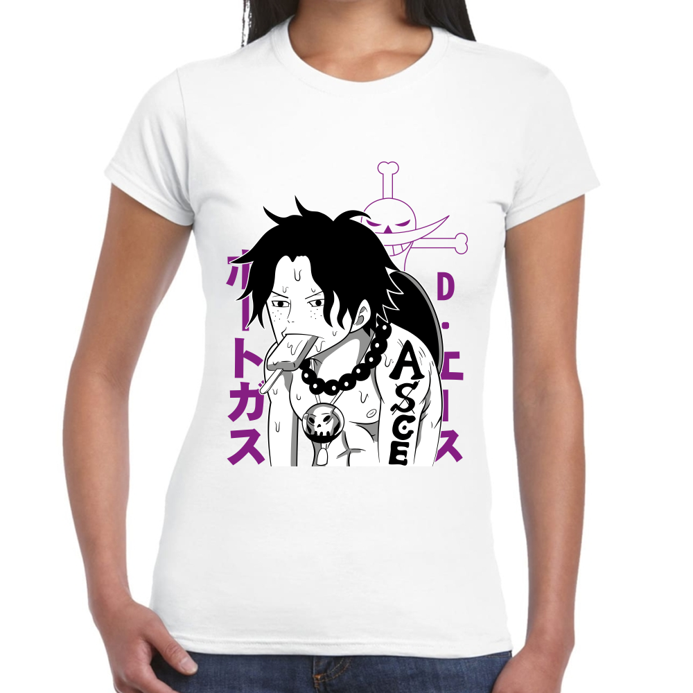 Playera Portgas One Piece Algodón Premium #0001637
