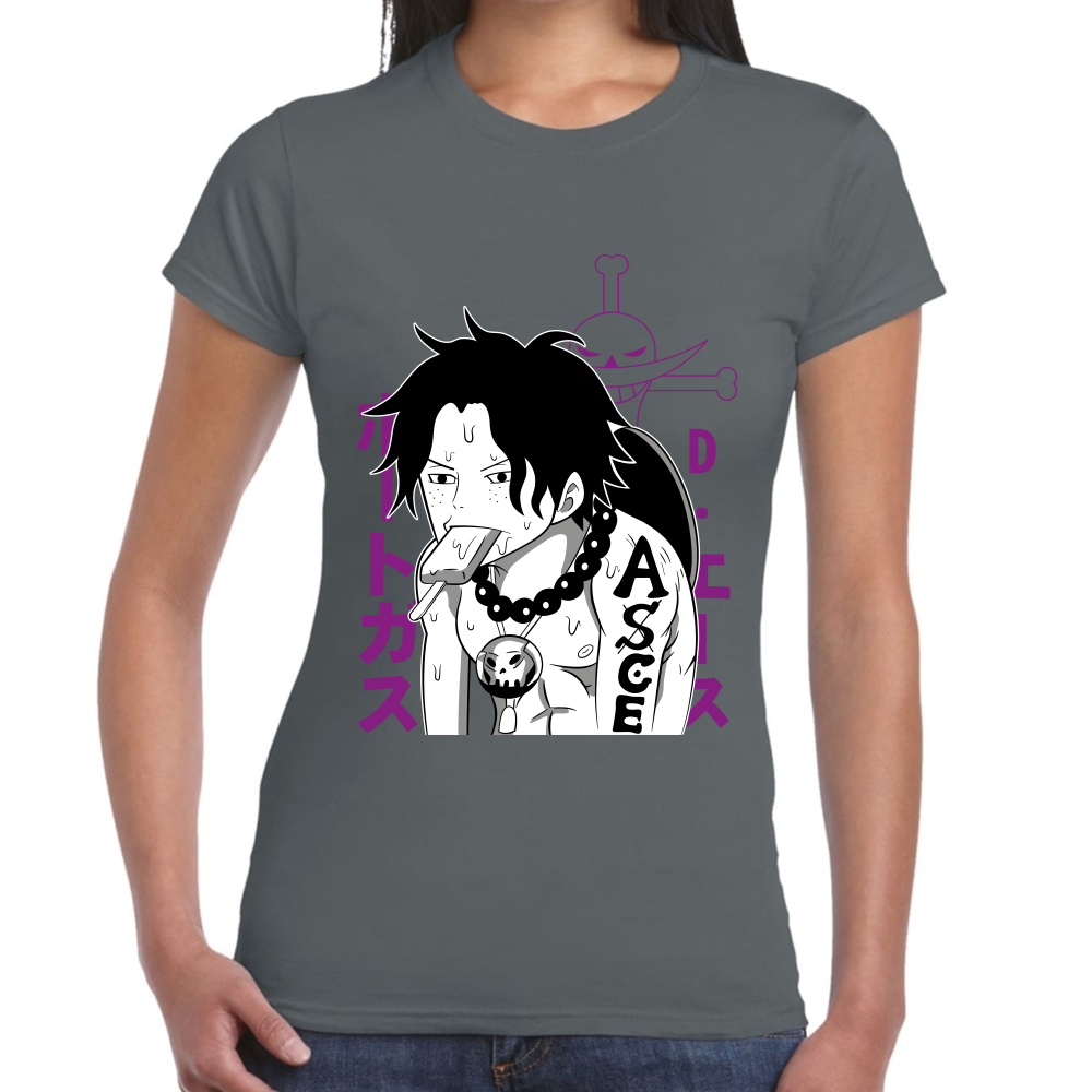 Playera Portgas One Piece Algodón Premium #0001637