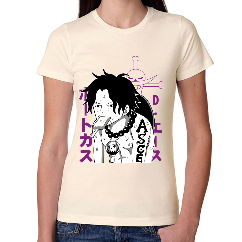 Playera Portgas One Piece Algodón Premium #0001637