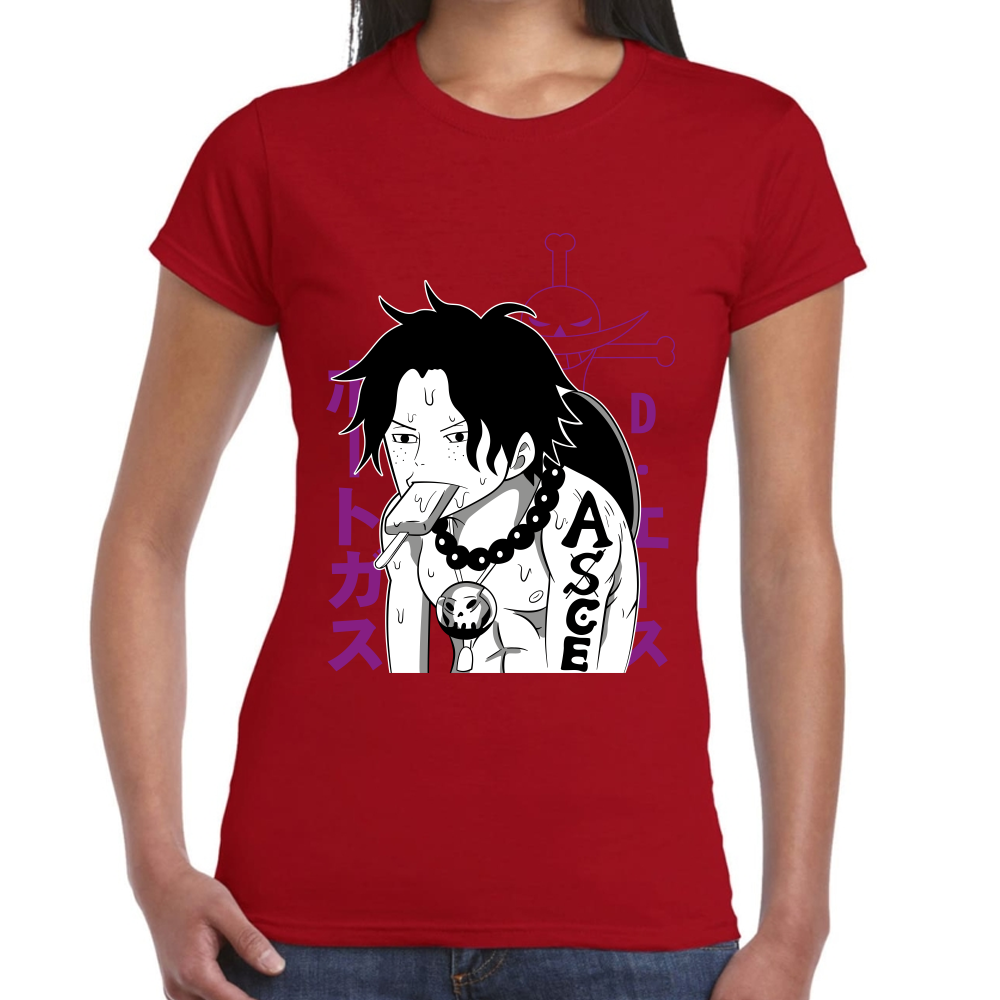 Playera Portgas One Piece Algodón Premium #0001637