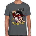 Playera Luffy Ace Kaido One Piece Algodón #0001641