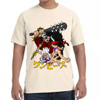 Playera Luffy Ace Kaido One Piece Algodón #0001641