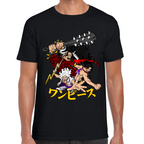 Playera Luffy Ace Kaido One Piece Algodón #0001641