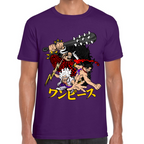 Playera Luffy Ace Kaido One Piece Algodón #0001641