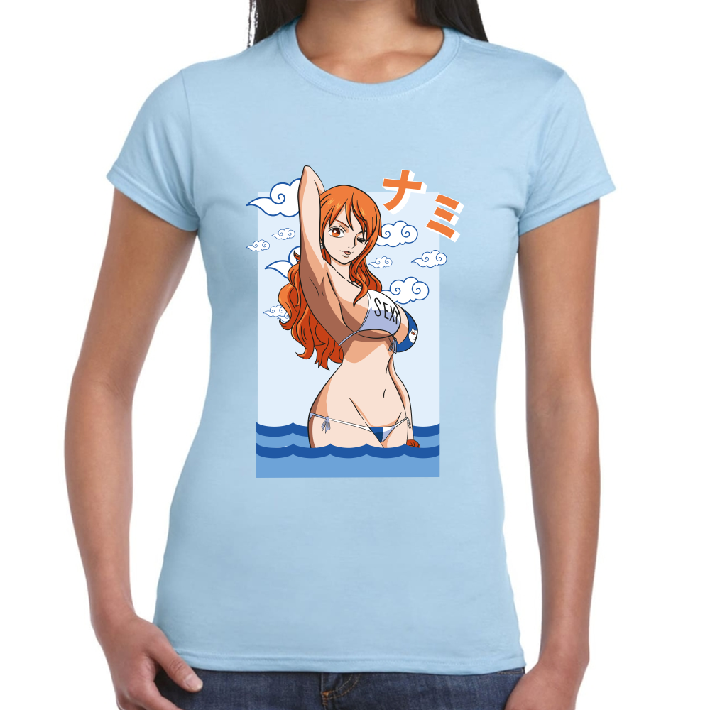 Playera Nami One Piece Algodón Premium #0001645