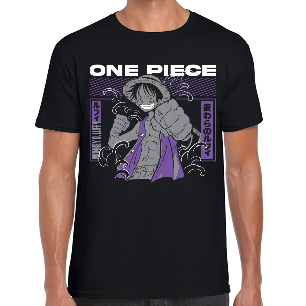 Playera Luffy One Piece Algodón Premium #0001646 Imagen principal del producto