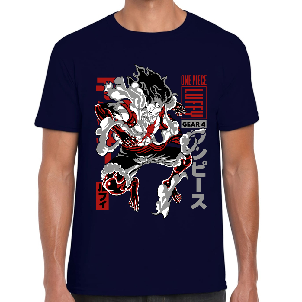 Playera Luffy Gear One Piece Algodón #0001647