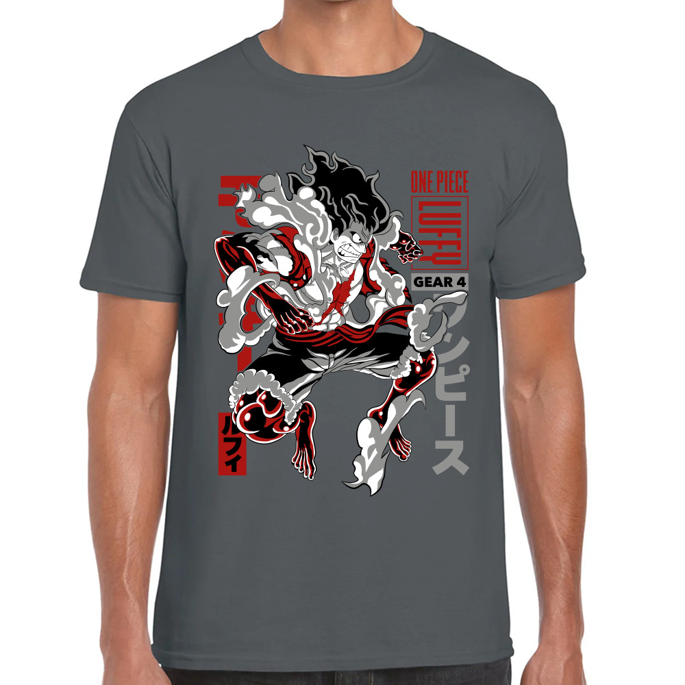 Playera Luffy Gear One Piece Algodón #0001647