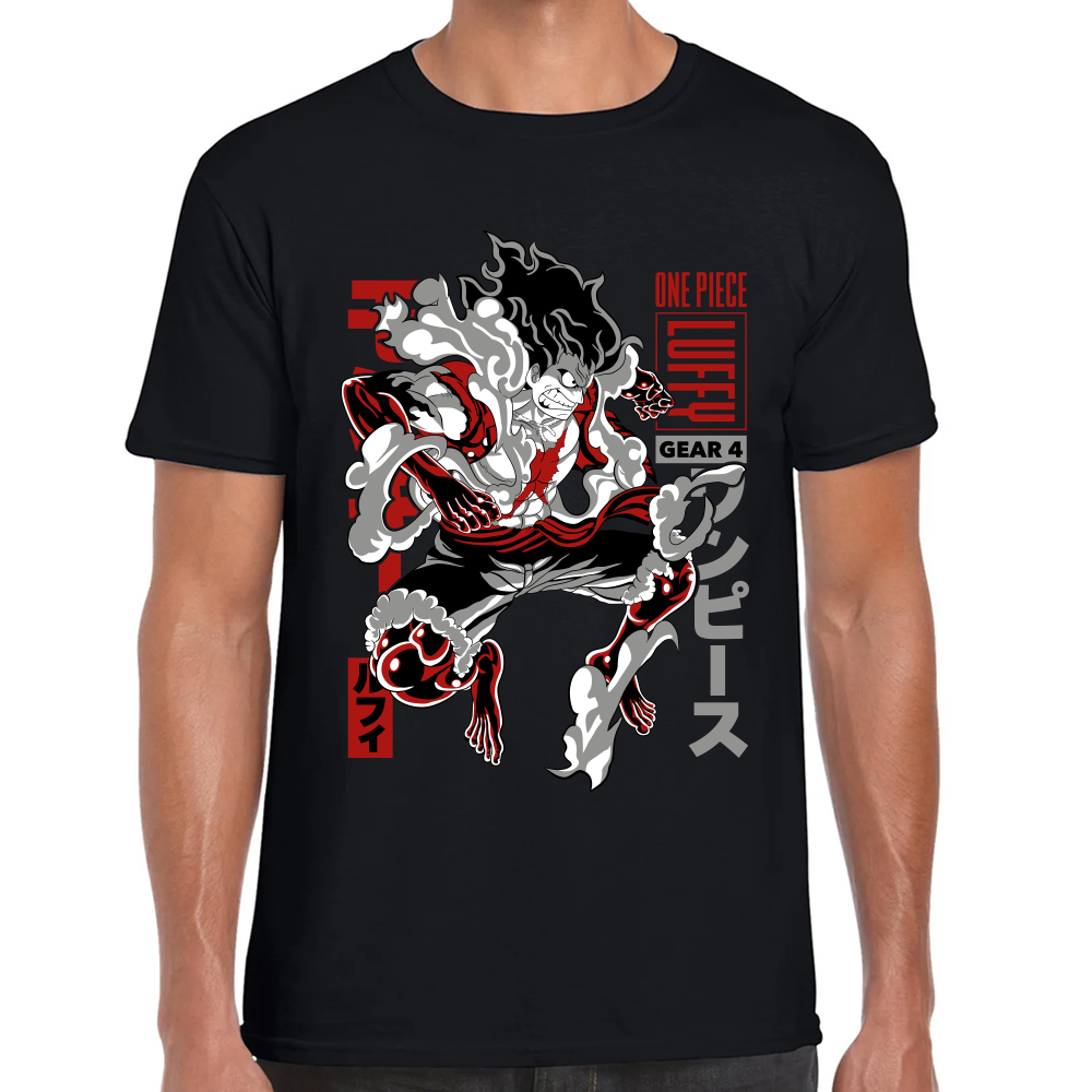 Playera Luffy Gear One Piece Algodón #0001647