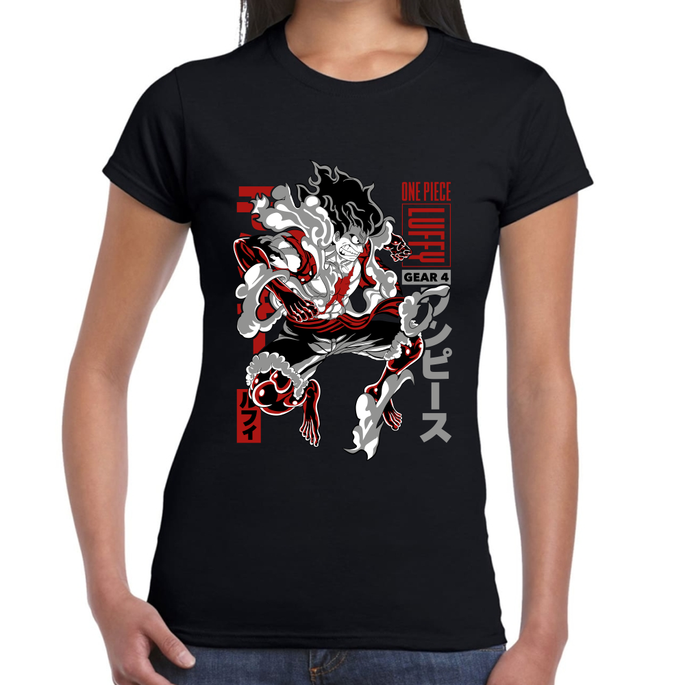 Playera Luffy Gear One Piece Algodón #0001647