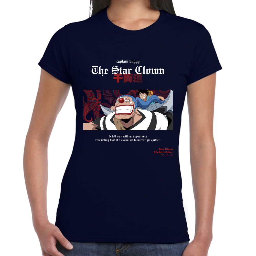 Playera Buggy Luffy One Piece Algodón #0001648