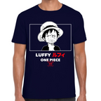 Playera Luffy One Piece Algodón Premium #0001649