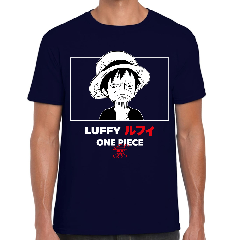 Playera Luffy One Piece Algodón Premium #0001649