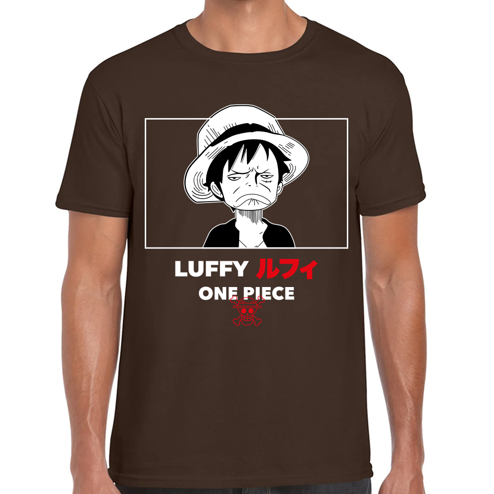 Playera Luffy One Piece Algodón Premium #0001649