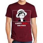 Playera Luffy One Piece Algodón Premium #0001649