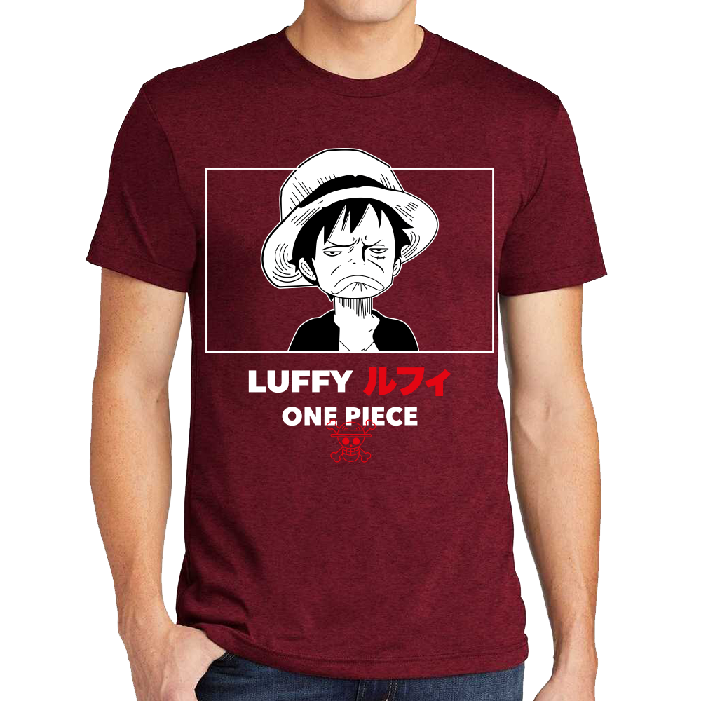 Playera Luffy One Piece Algodón Premium #0001649