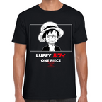 Playera Luffy One Piece Algodón Premium #0001649