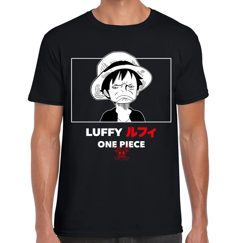 Playera Luffy One Piece Algodón Premium #0001649