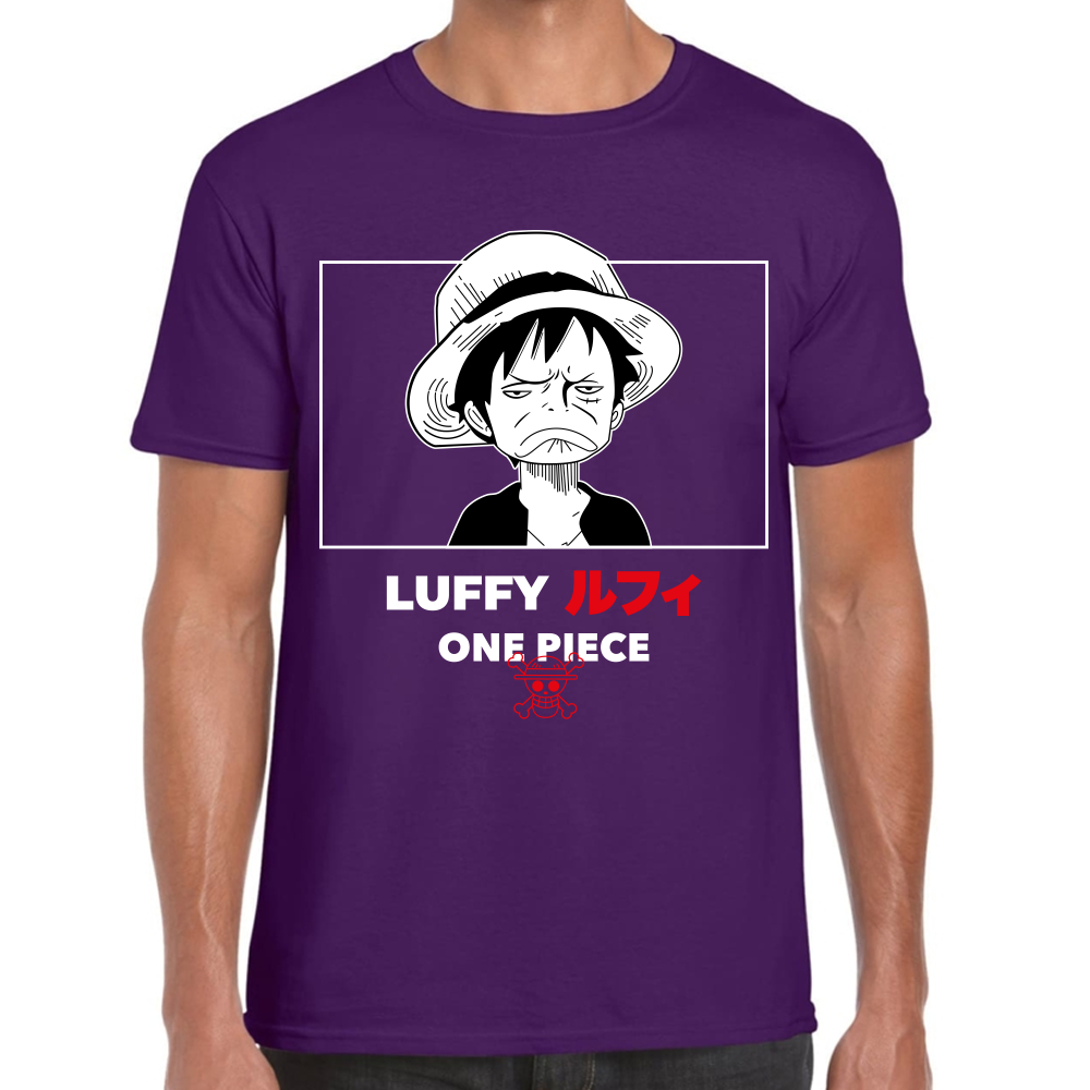 Playera Luffy One Piece Algodón Premium #0001649