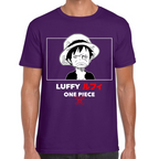 Playera Luffy One Piece Algodón Premium #0001649