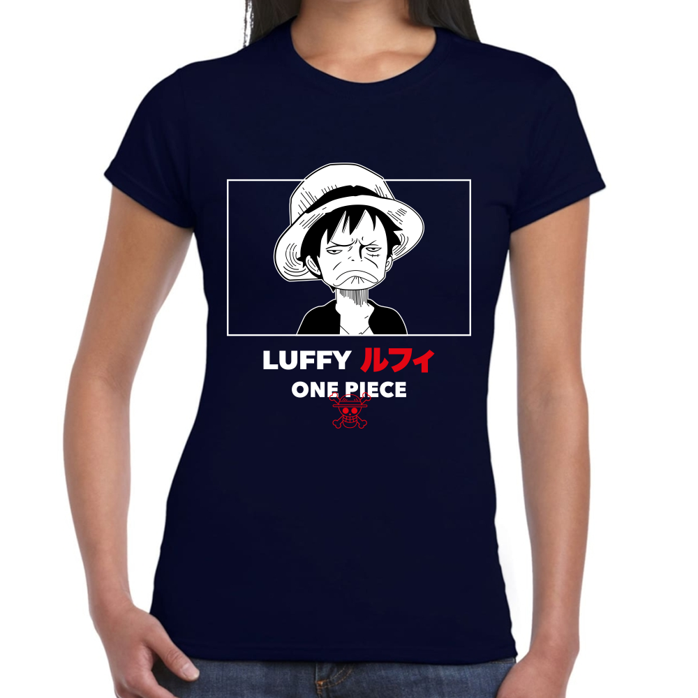 Playera Luffy One Piece Algodón Premium #0001649