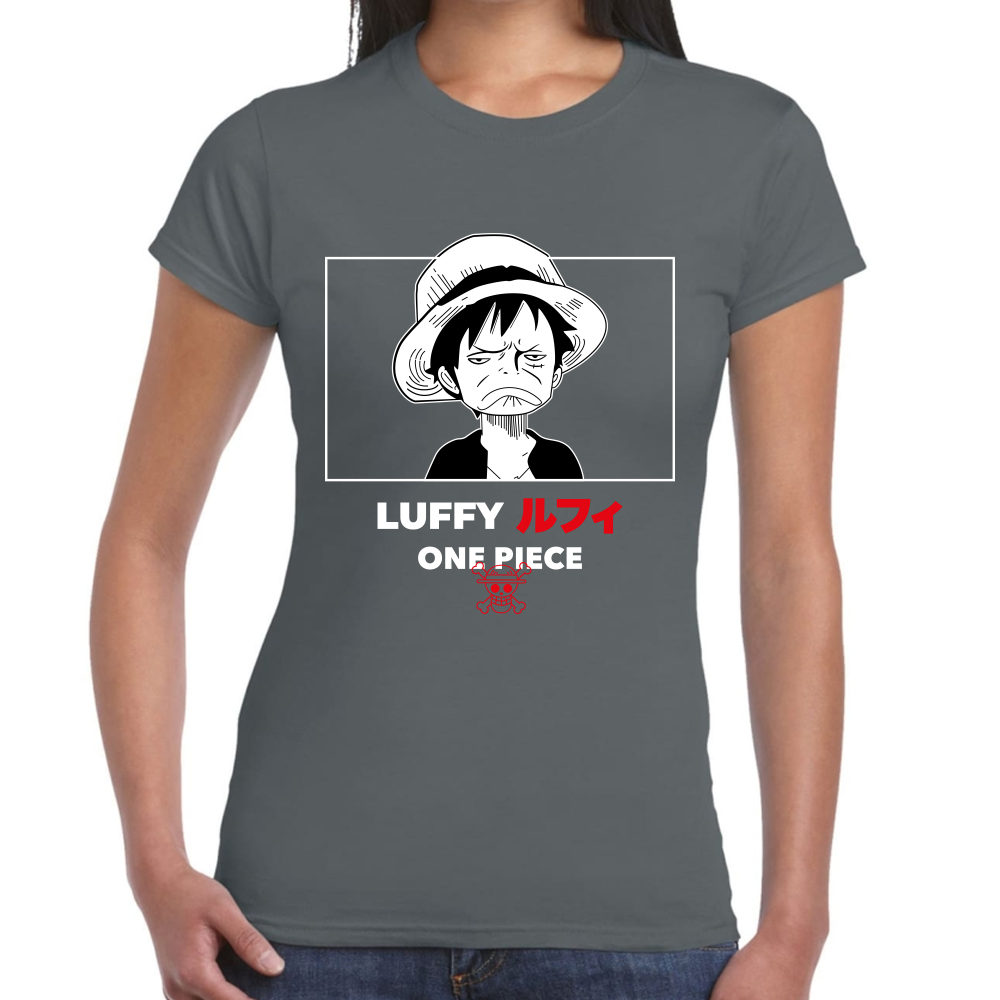 Playera Luffy One Piece Algodón Premium #0001649