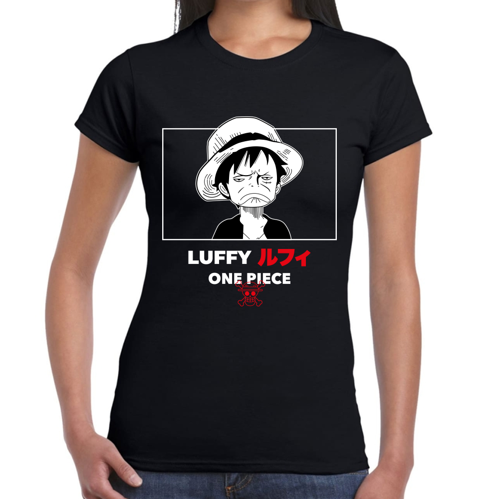 Playera Luffy One Piece Algodón Premium #0001649