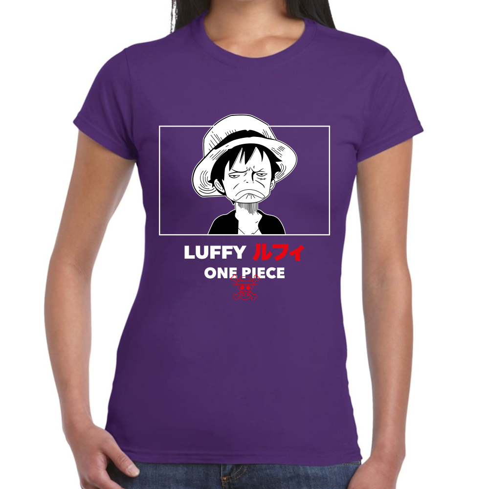 Playera Luffy One Piece Algodón Premium #0001649