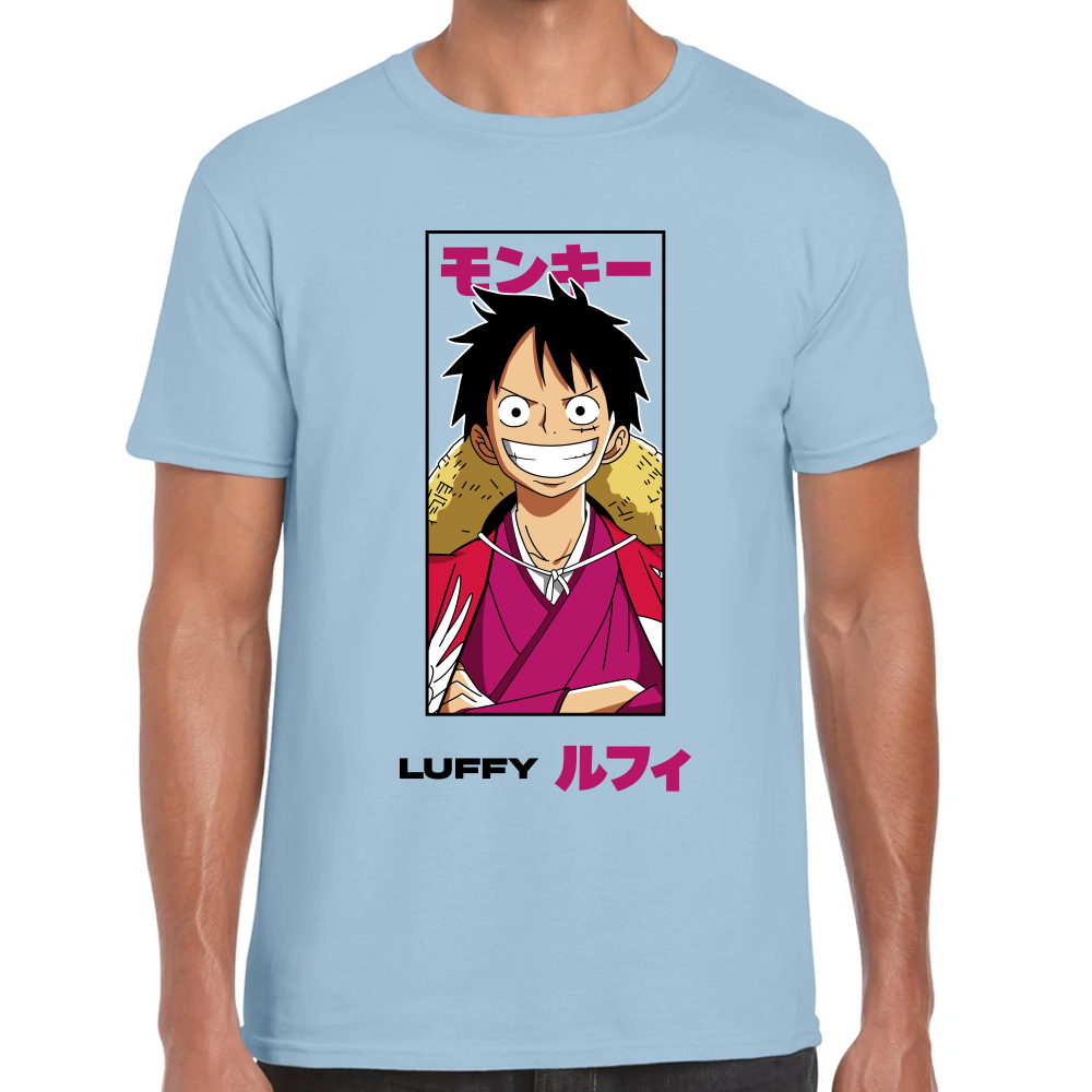 Playera Luffy One Piece Algodón Premium #0001650