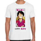 Playera Luffy One Piece Algodón Premium #0001650