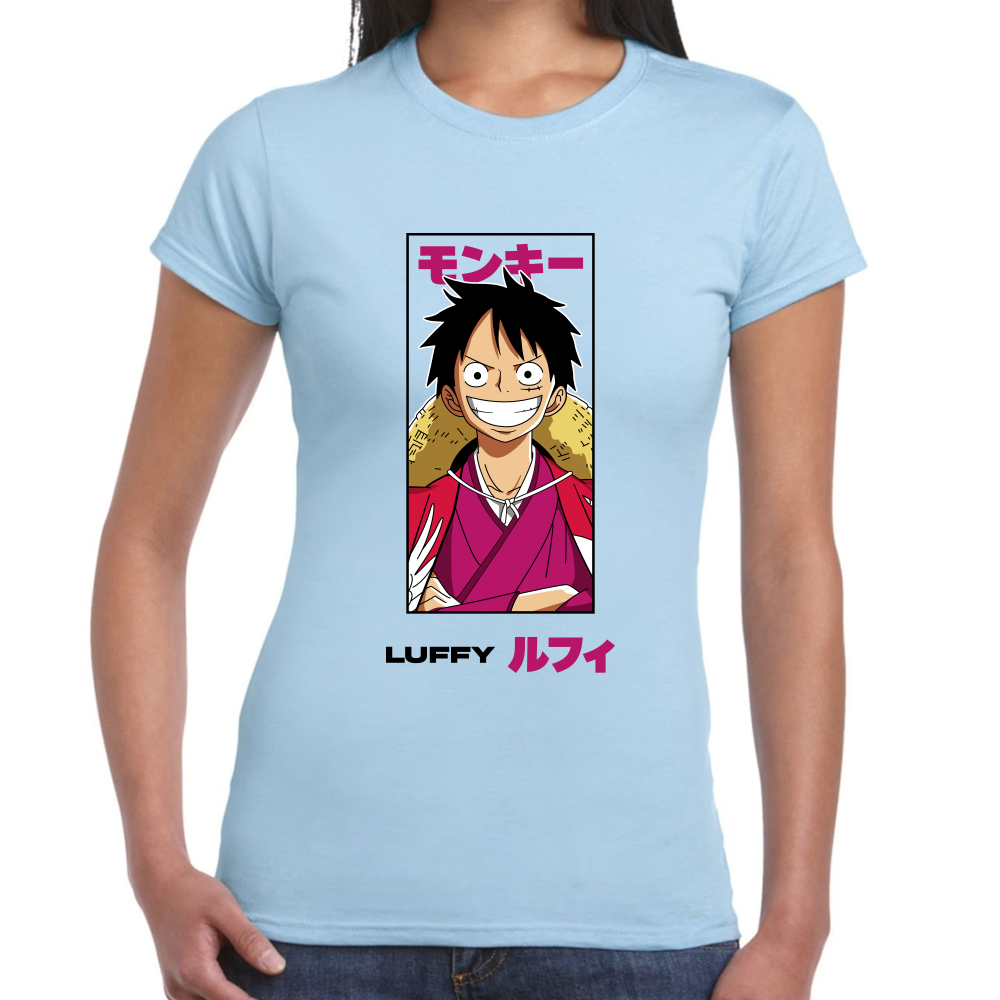 Playera Luffy One Piece Algodón Premium #0001650