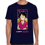 Playera Luffy One Piece Algodón Premium #0001650