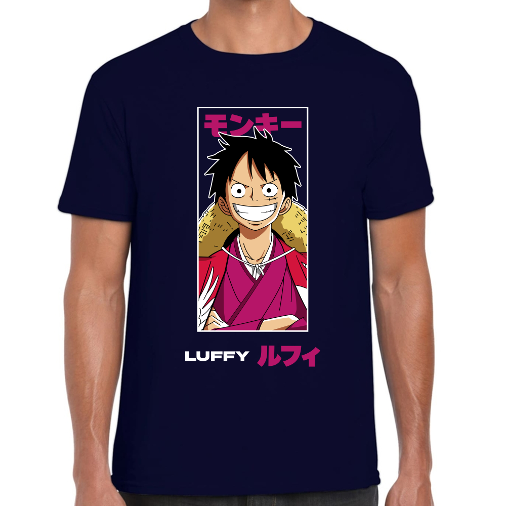 Playera Luffy One Piece Algodón Premium #0001650