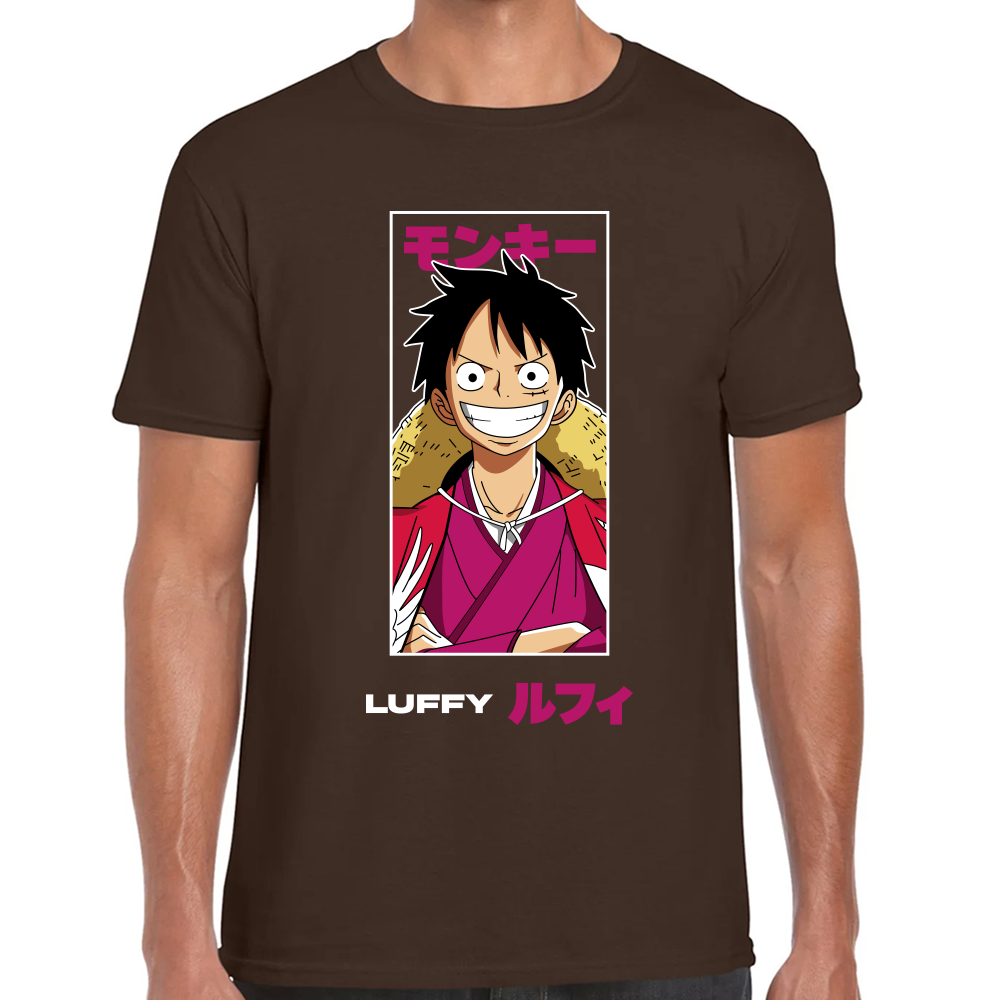 Playera Luffy One Piece Algodón Premium #0001650