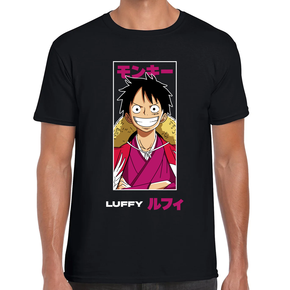 Playera Luffy One Piece Algodón Premium #0001650
