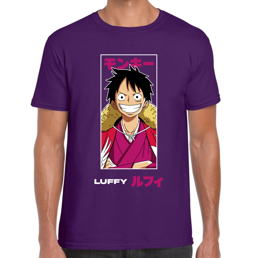 Playera Luffy One Piece Algodón Premium #0001650