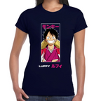 Playera Luffy One Piece Algodón Premium #0001650
