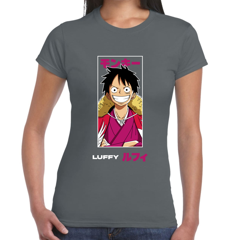 Playera Luffy One Piece Algodón Premium #0001650