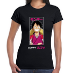 Playera Luffy One Piece Algodón Premium #0001650