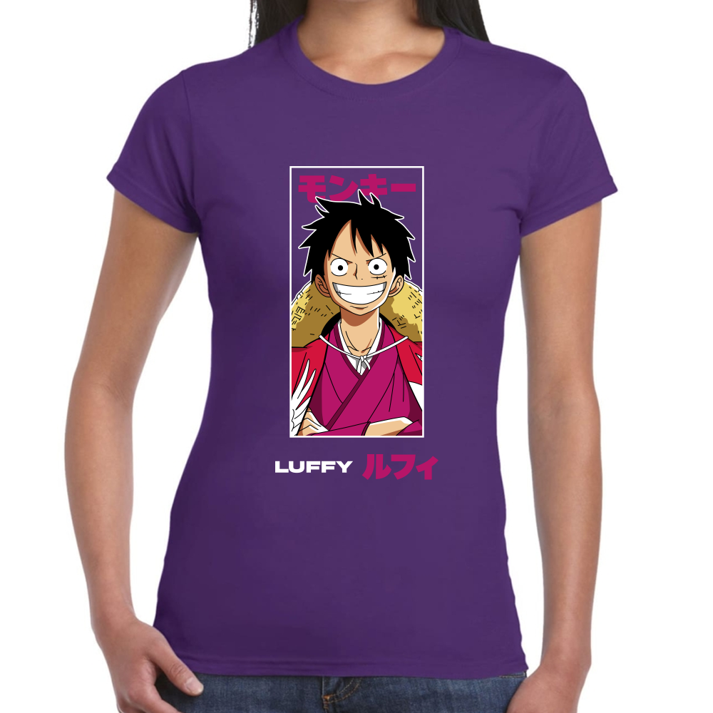 Playera Luffy One Piece Algodón Premium #0001650