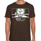 Playera Zoro One Piece Algodón Premium #0001651