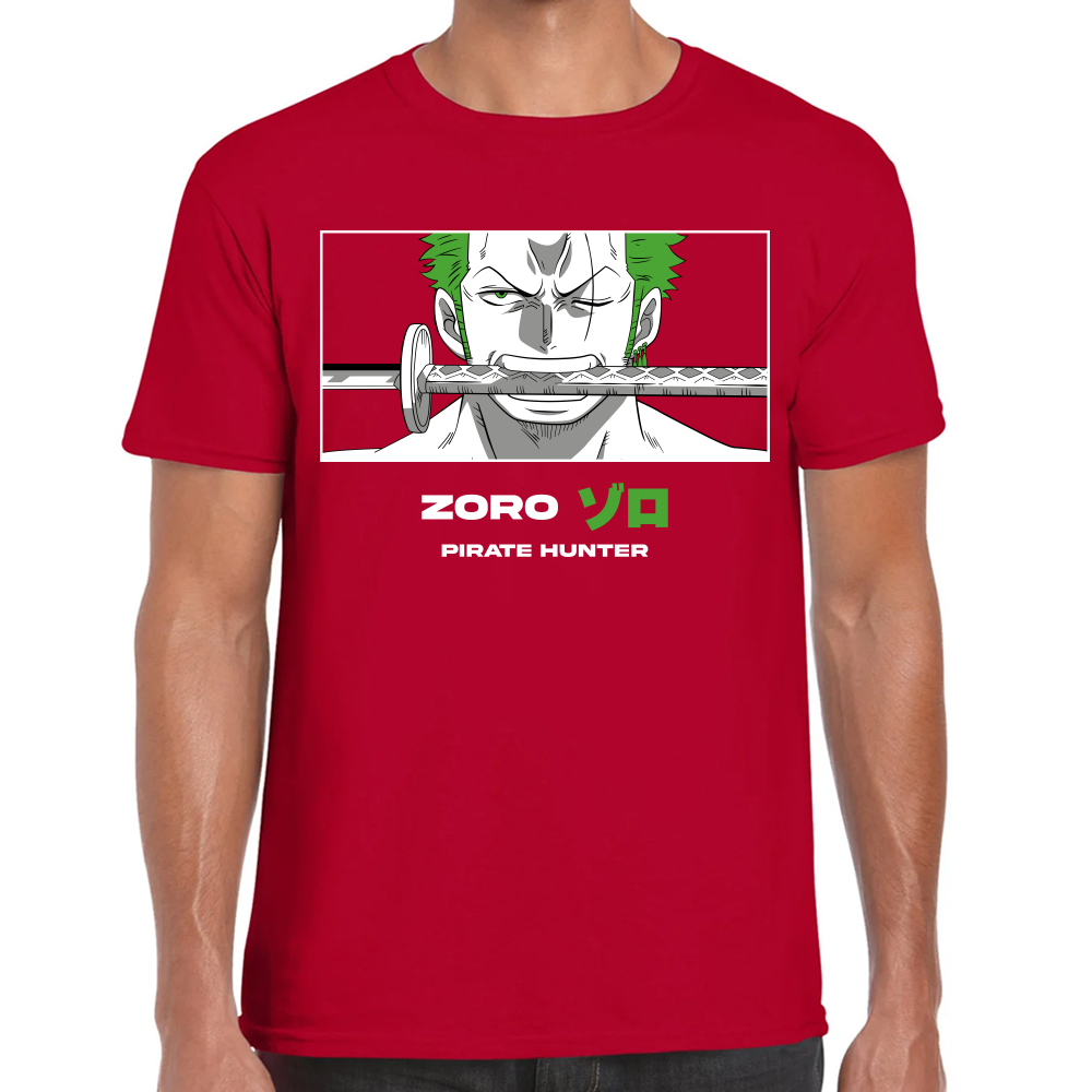 Playera Zoro One Piece Algodón Premium #0001651