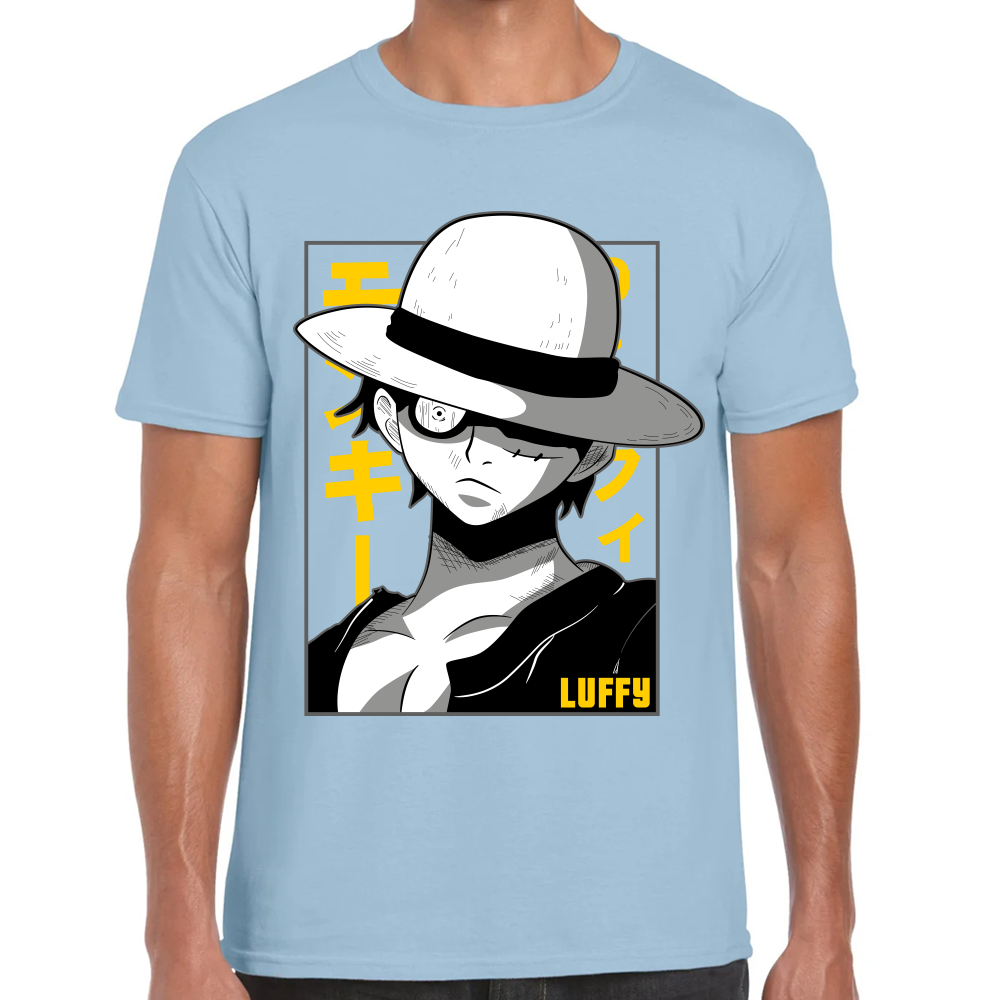 Playera Luffy One Piece Algodón Premium #0001653