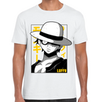Playera Luffy One Piece Algodón Premium #0001653