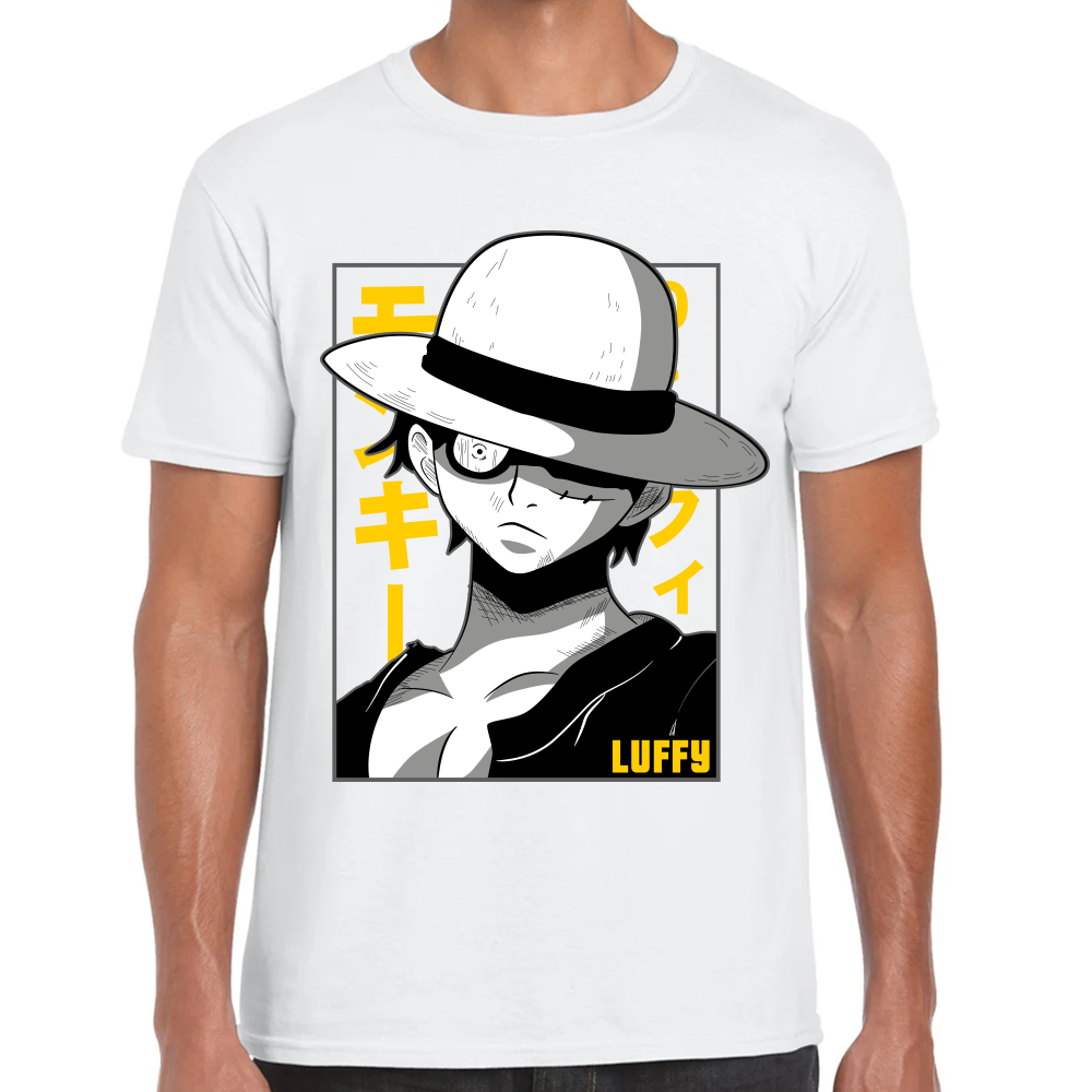 Playera Luffy One Piece Algodón Premium #0001653