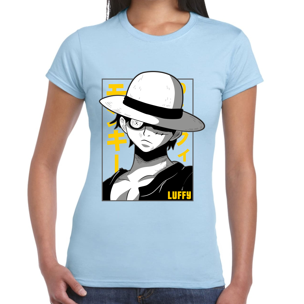 Playera Luffy One Piece Algodón Premium #0001653