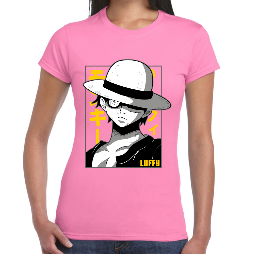 Playera Luffy One Piece Algodón Premium #0001653